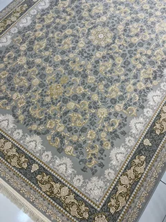 فرش عظیم زاده نقشه ترمه سیلور