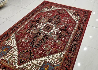 فرش کویر یزد کلکسیون شاهکار نوین کد N132 رنگ 2559