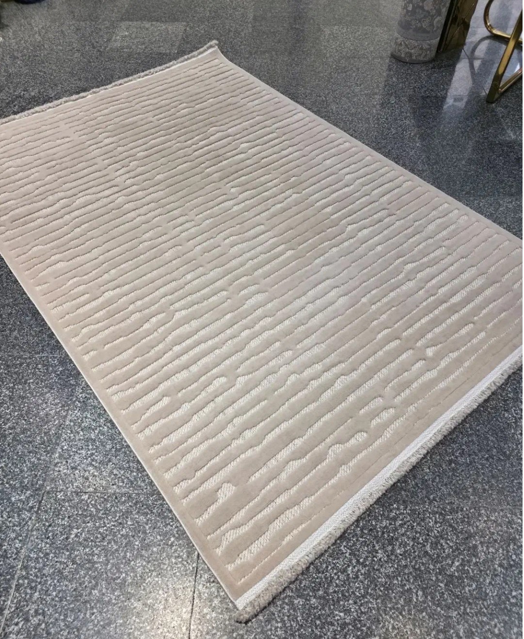 فرش پینترستی دلوکس موکا کد 5111 مینیمال و مدرن