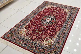 فرش کویر یزد کلکسیون شاهکار نوین کد N083 رنگ 2559