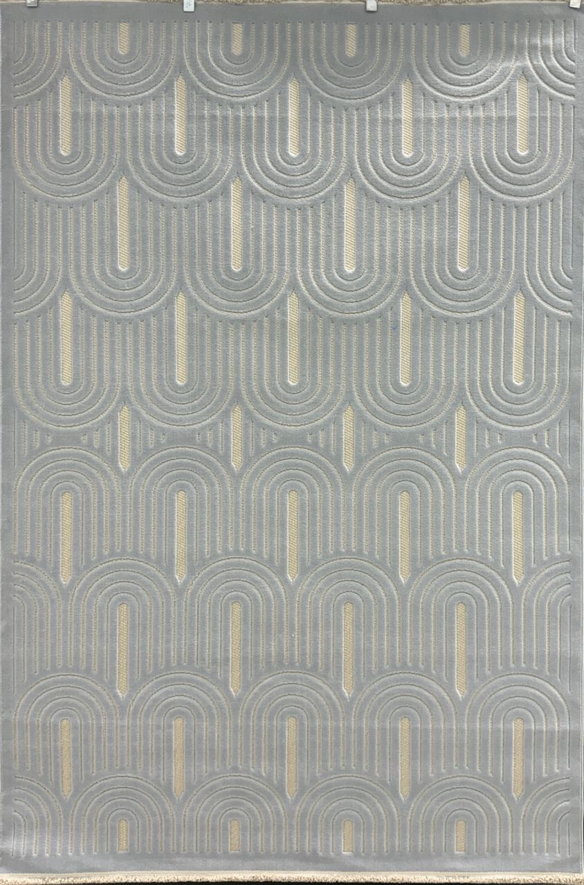 فرش پینترستی دلوکس آبی کد 5105 مینیمال و مدرن