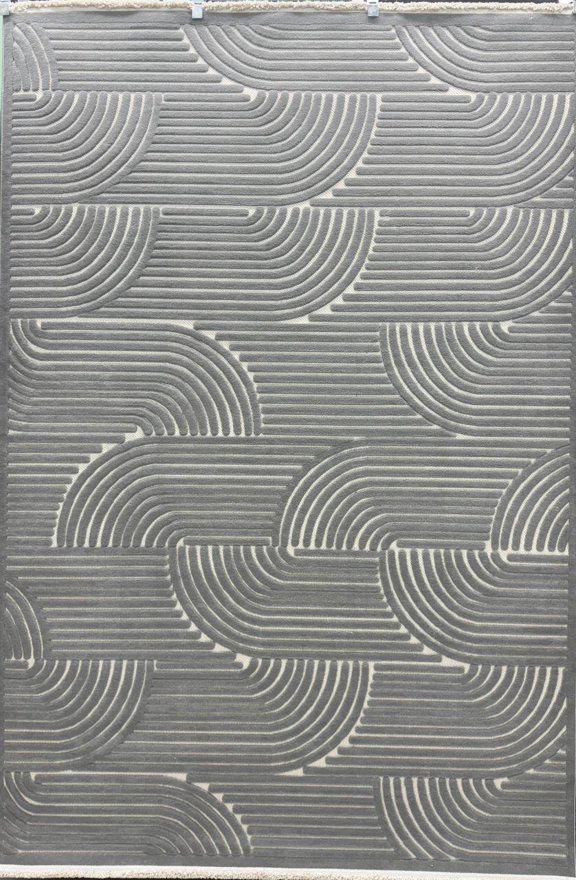 فرش پینترستی دلوکس دودی کد 5120 مینیمال و مدرن