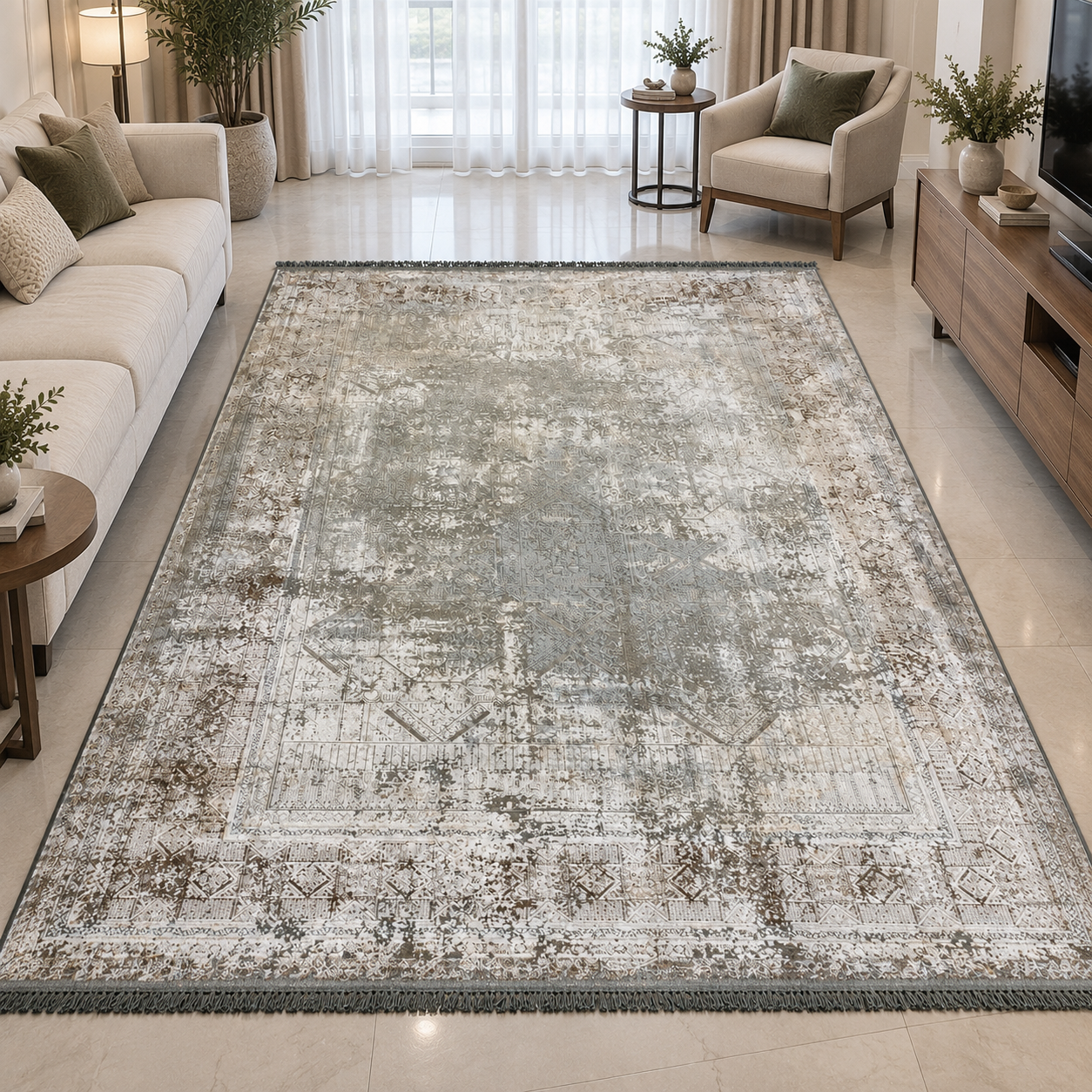 فرش وینتیج والرو کد HV1105