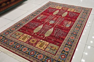فرش کویر یزد کلکسیون شاهکار نوین کد N184 رنگ 2559