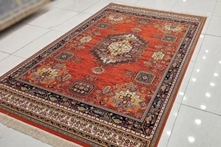 فرش کویر یزد کلکسیون شاهکار نوین کد N120 رنگ 2549