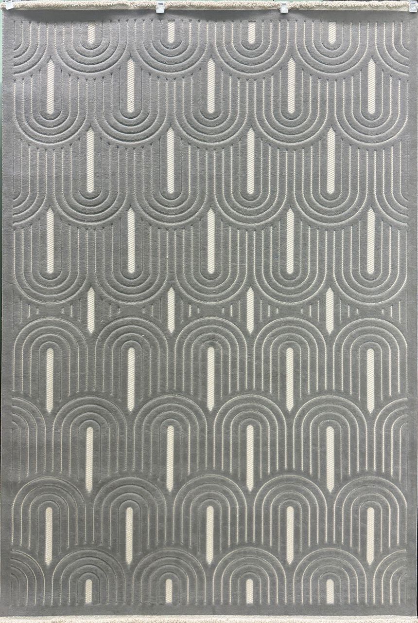 فرش پینترستی دلوکس دودی کد 5105 مینیمال و مدرن